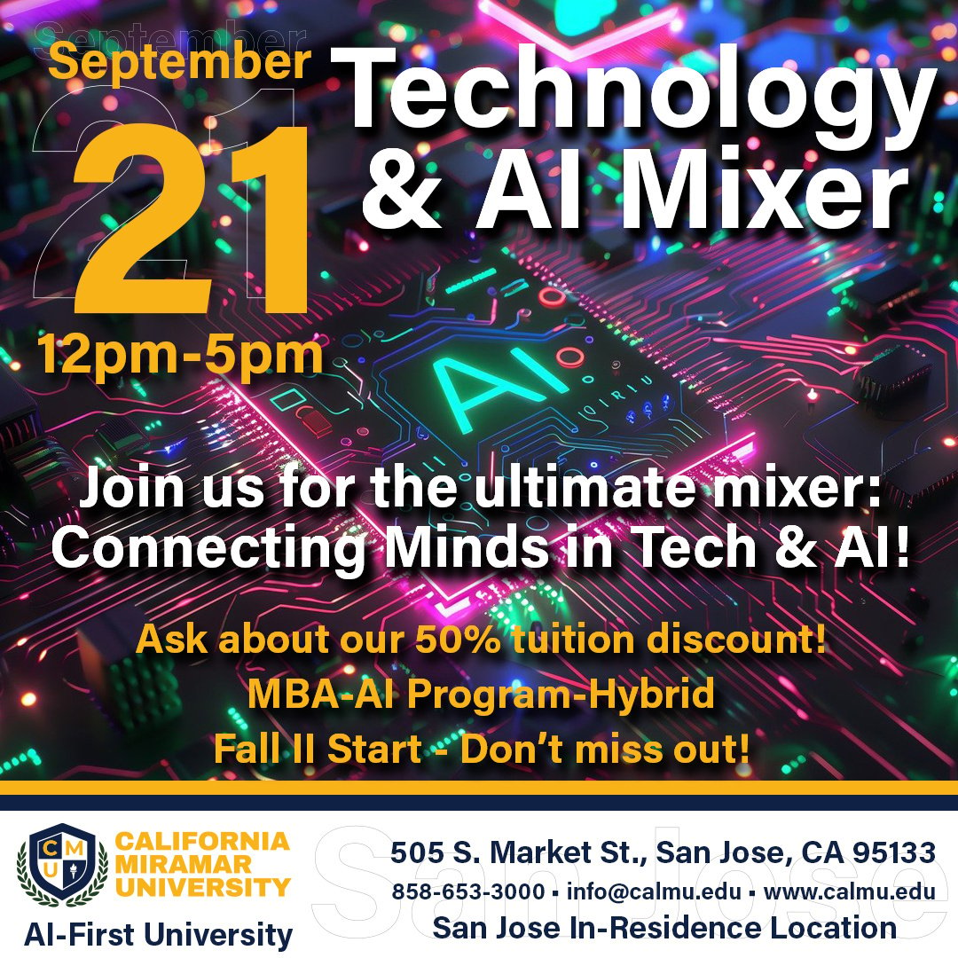 Technology & AI Mixer at CMUSan Jose In-Residence